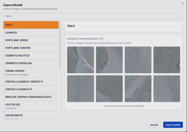 Schermata Explore models 2